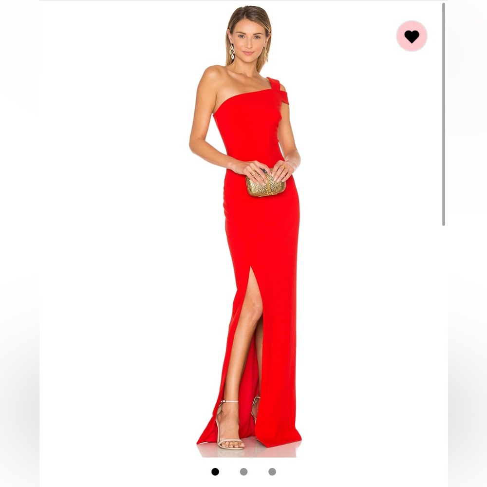 Likely Maxson gown in scarlet